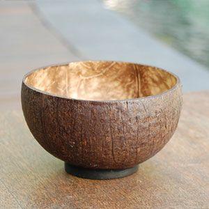 アジアン雑貨 ココナッツシェルのデコレーションボウル アジア工房 11269 | ブランド登録なし