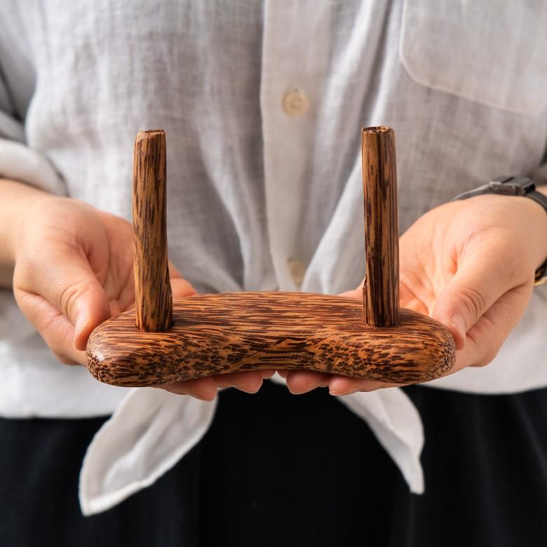 カード立て 写真立て ココナッツウッド 木製 名刺ホルダー 卓上 カードホルダー アジアン バリ雑貨 おしゃれ 11289 | ブランド登録なし | 03