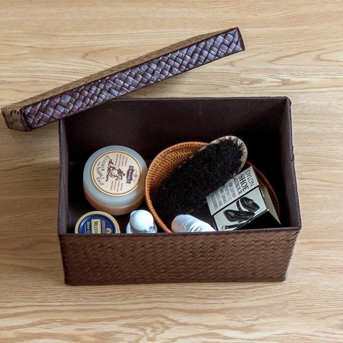 パンダンのモジュール収納ケース ダークブラウン S6 アジア工房 11363 | ブランド登録なし | 01