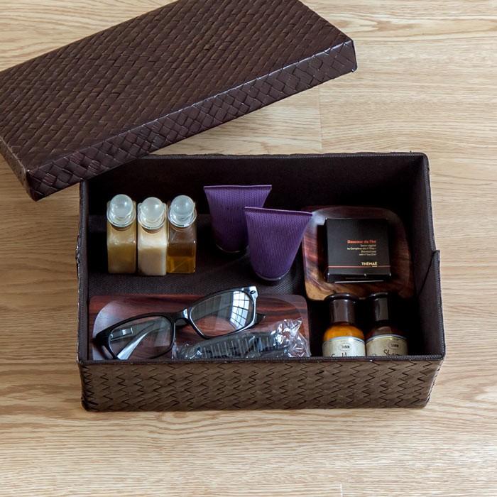 パンダンのモジュール収納ケース ダークブラウン S4 アジア工房 11366 | ブランド登録なし | 01