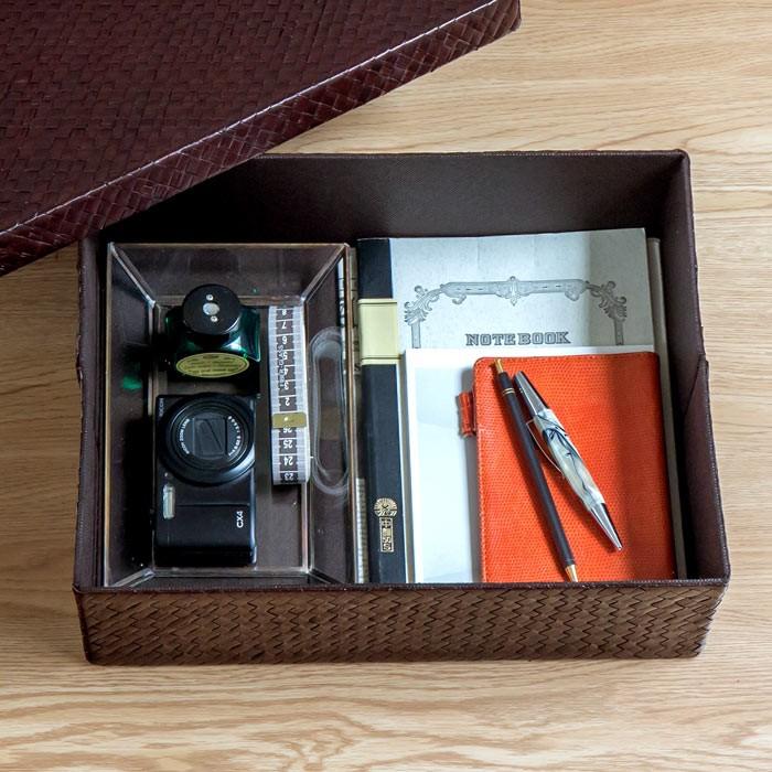 パンダンのモジュール収納ケース ダークブラウン M3 アジア工房 11372 | ブランド登録なし | 01