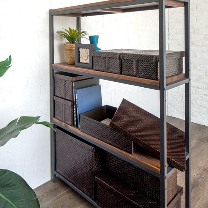 パンダンのモジュール収納ケース ダークブラウン M3 アジア工房 11372 | ブランド登録なし | 04