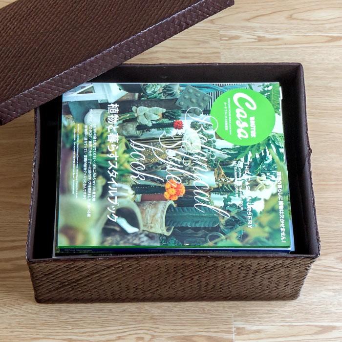 収納ボックス バスケット フタ付き パンダン 収納 カゴ 小物入れ バリ モダン おしゃれ 収納ケース 収納箱 バリ雑貨 M2 アジア工房 11375 | ブランド登録なし | 01