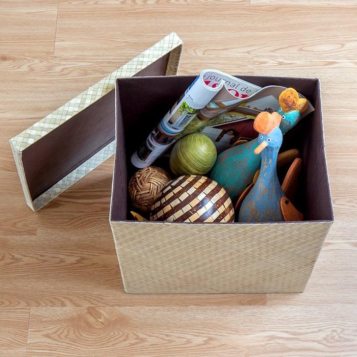 パンダンのモジュール収納ケース ナチュラル L1 アジア工房 11379 | ブランド登録なし | 01