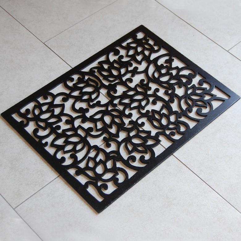 アートパネル レリーフ ランチョンマット モダン ロータス 花 蓮 壁飾り アジアン雑貨 バリ雑貨 南国リゾート エスニック 11393 | ブランド登録なし