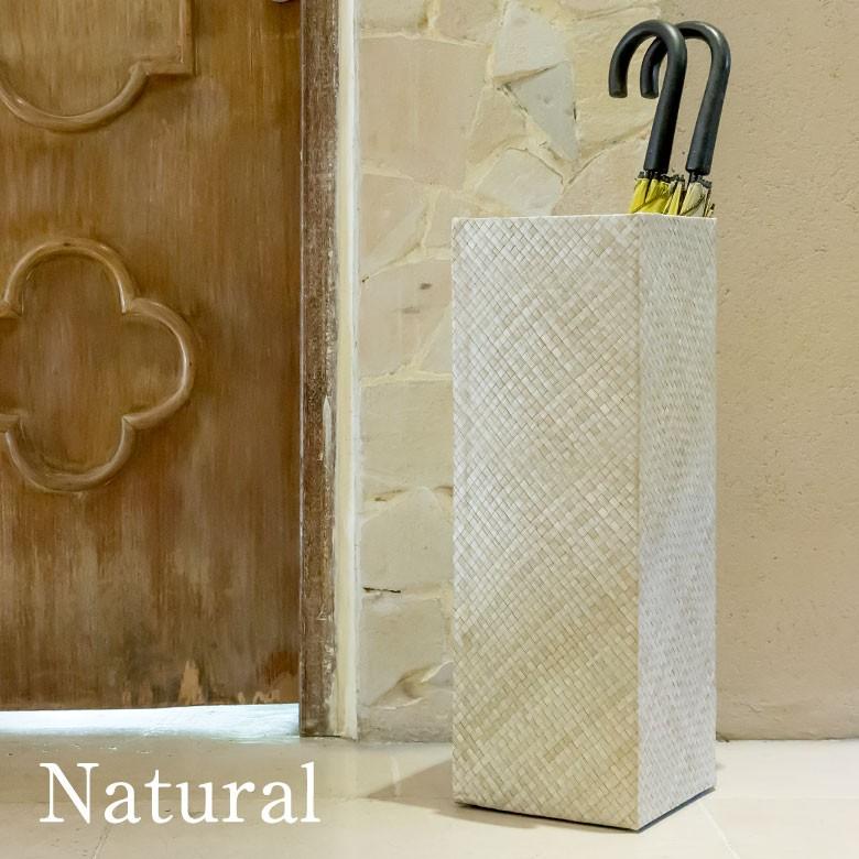 傘立て 収納 雨 ブラウン ナチュラル 傘 パンダン アンブレラスタンド バリ アジアン 玄関 アジアン雑貨 モダン アジア工房 113 | ブランド登録なし | 04