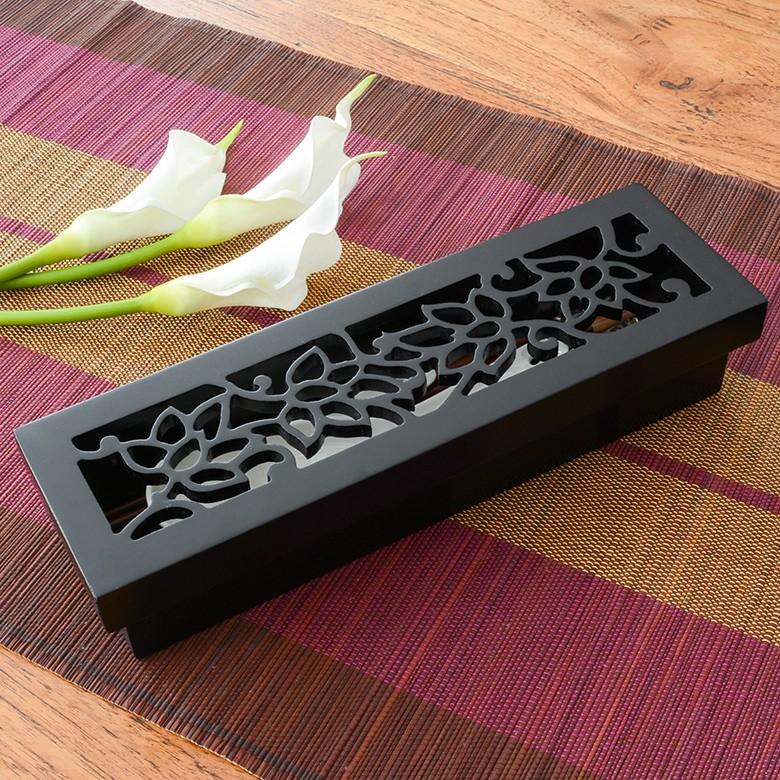 収納ケース カトラリーケース アジアン 彫刻アート 箱 長方形 おしゃれ モダン エスニック 11404 | ブランド登録なし