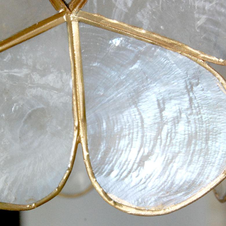 カピスシェルのフラワーモチーフペンダントライト アジア工房 11500 | ブランド登録なし | 06