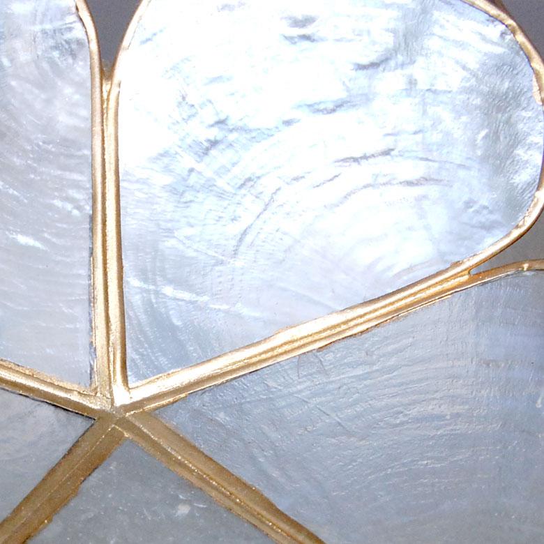 カピスシェルのフラワーモチーフペンダントライト アジア工房 11500 | ブランド登録なし | 07