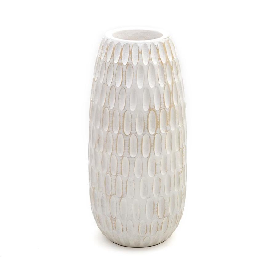 花瓶 花器 鉢カバー 傘立て かさたて ウッド オブジェ インテリア 収納 入れ物 置物 置き物 木製 リビング アンティーク 白 玄関 リゾート アジア工房 11506 | ブランド登録なし | 10