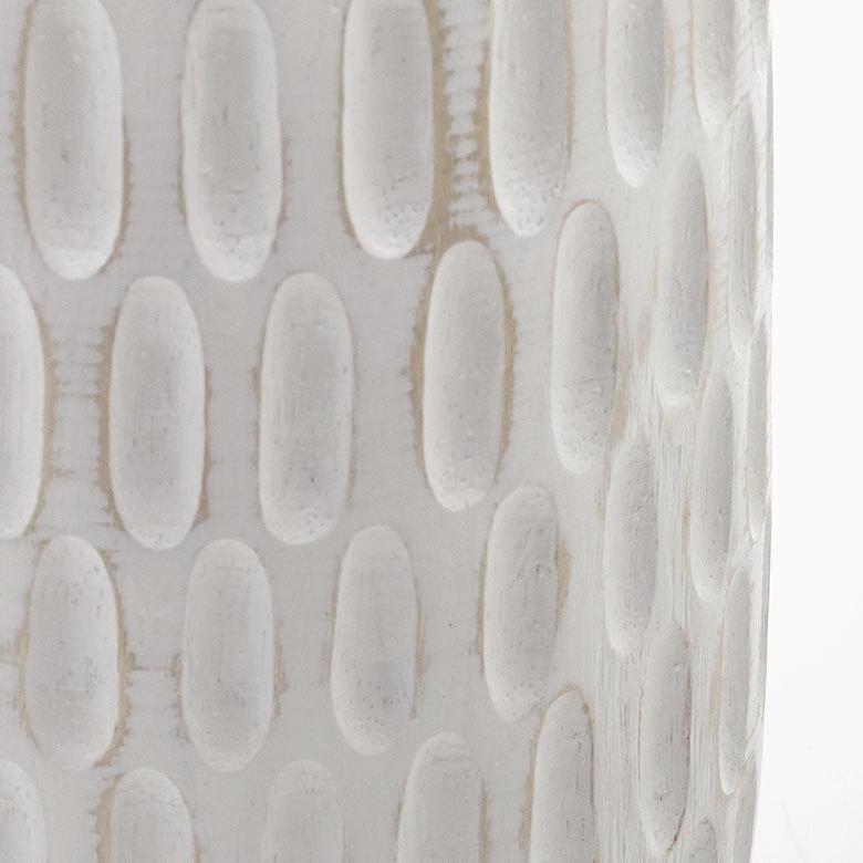 花瓶 花器 鉢カバー 傘立て かさたて ウッド オブジェ インテリア 収納 入れ物 置物 置き物 木製 リビング アンティーク 白 玄関 リゾート アジア工房 11506 | ブランド登録なし | 09