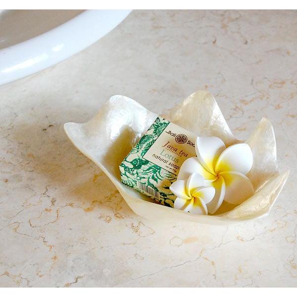 貝殻の形をしたカピスシェルの小物入れトレイ アジア工房 11555 | ブランド登録なし | 03