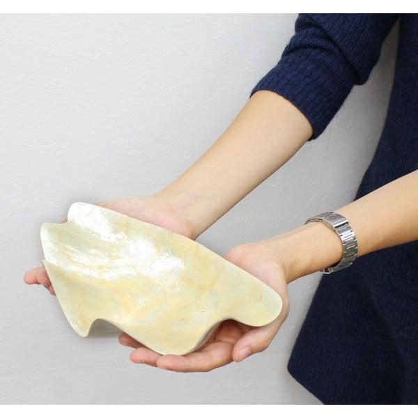 貝殻の形をしたカピスシェルの小物入れトレイ アジア工房 11555 | ブランド登録なし | 04