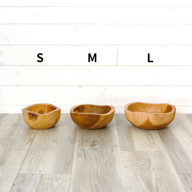 天然チークウッドのボウル型プランターカバー Sサイズ アジア工房 11587 | ELEMENTS（インテリア） | 05