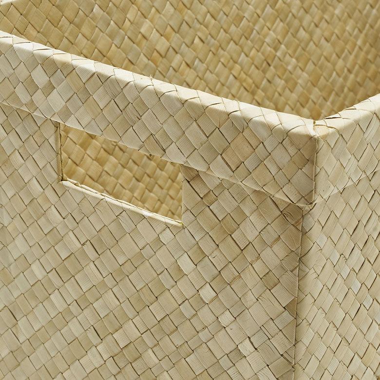 パンダン製 マガジン ラック 収納 ボックス ケース バスケット カタログ スタンド パンフレット 新聞入れ 本立て ブック 本 整理 書類 おしゃれ 西海岸 11758 | ELEMENTS（インテリア） | 02