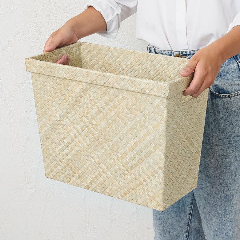 パンダン製 マガジン ラック 収納 ボックス ケース バスケット カタログ スタンド パンフレット 新聞入れ 本立て ブック 本 整理 書類 おしゃれ 西海岸 11758 | ELEMENTS（インテリア） | 04