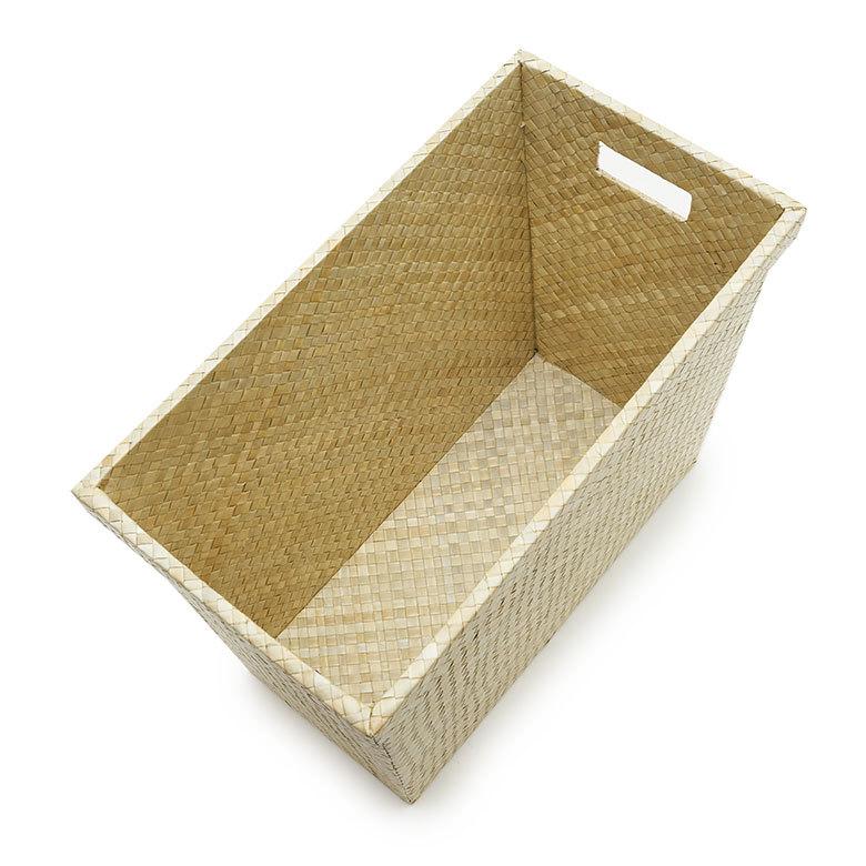 パンダン製 マガジン ラック 収納 ボックス ケース バスケット カタログ スタンド パンフレット 新聞入れ 本立て ブック 本 整理 書類 おしゃれ 西海岸 11758 | ELEMENTS（インテリア） | 07