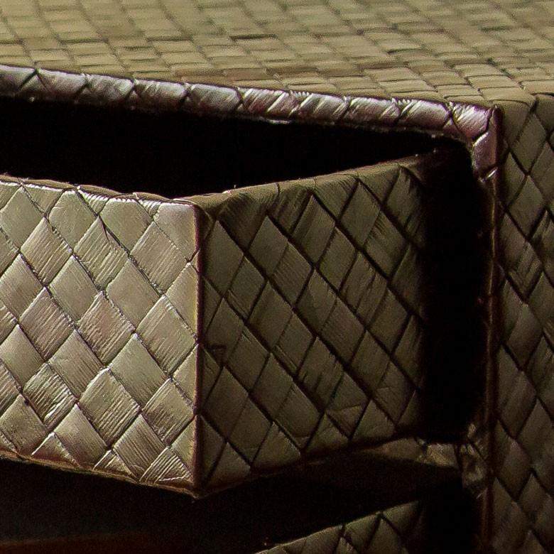 三段チェスト 卓上 チェスト A4 引き出し BOX キャビネット 収納 ボックス 小物入れ 棚 収納ケース おしゃれ ナチュラル 蓋つき ふた付き 収納箱 アジア工房 117 | ブランド登録なし | 11