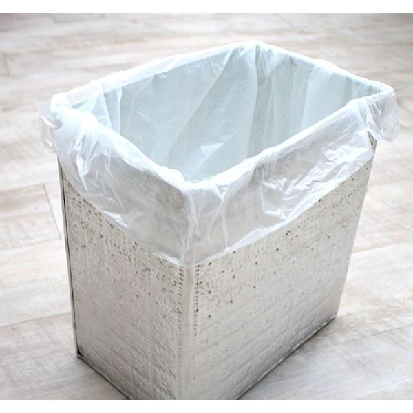 アルミ製インナー付きゴミ箱 スクエア型 ホワイト アジア工房 11930-wh | ブランド登録なし | 03