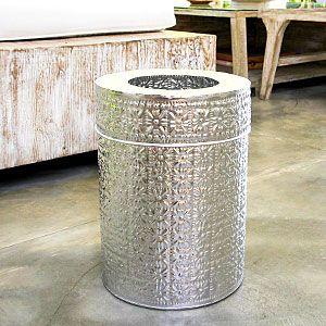 アルミ製インナー付きゴミ箱 ラウンド型 シルバー アジア工房 11931-sv | ブランド登録なし