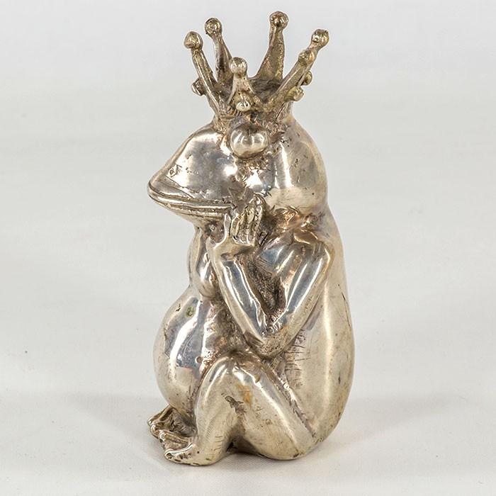 頬杖をついたカエルの王様 アジア工房 12141 | ブランド登録なし | 02