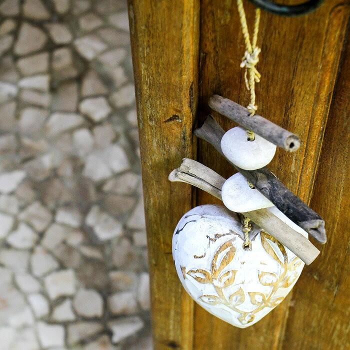 オーナメント 壁飾り 流木 ハート ショート ビーチ 西海岸 男前 アジア工房 12260 | ブランド登録なし | 01