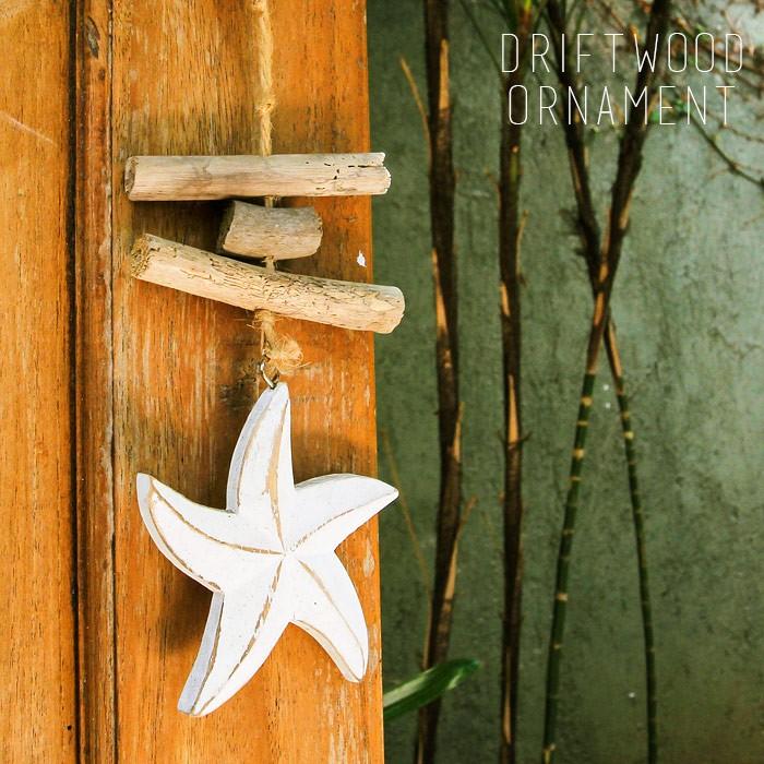 オーナメント 壁飾り 流木 ヒトデ ショート ビーチ 西海岸 男前 アジア工房 12261 | ブランド登録なし