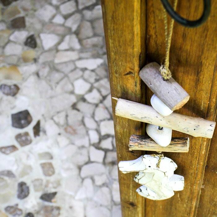 オーナメント 壁飾り 流木 タツノオトシゴ ショート ビーチ 西海岸 男前 アジア工房 12270 | ブランド登録なし | 01