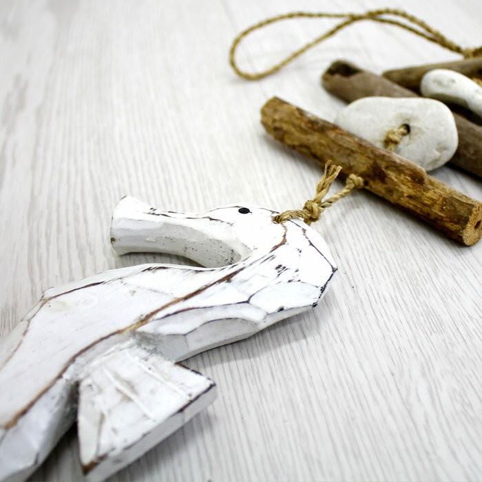 オーナメント 壁飾り 流木 タツノオトシゴ ショート ビーチ 西海岸 男前 アジア工房 12270 | ブランド登録なし | 02