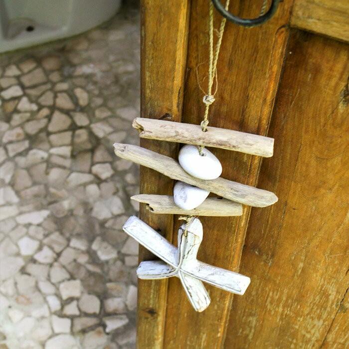 オーナメント 壁飾り 流木 ヒトデ ショート ビーチ 西海岸 男前 アジア工房 12271 | ブランド登録なし | 01