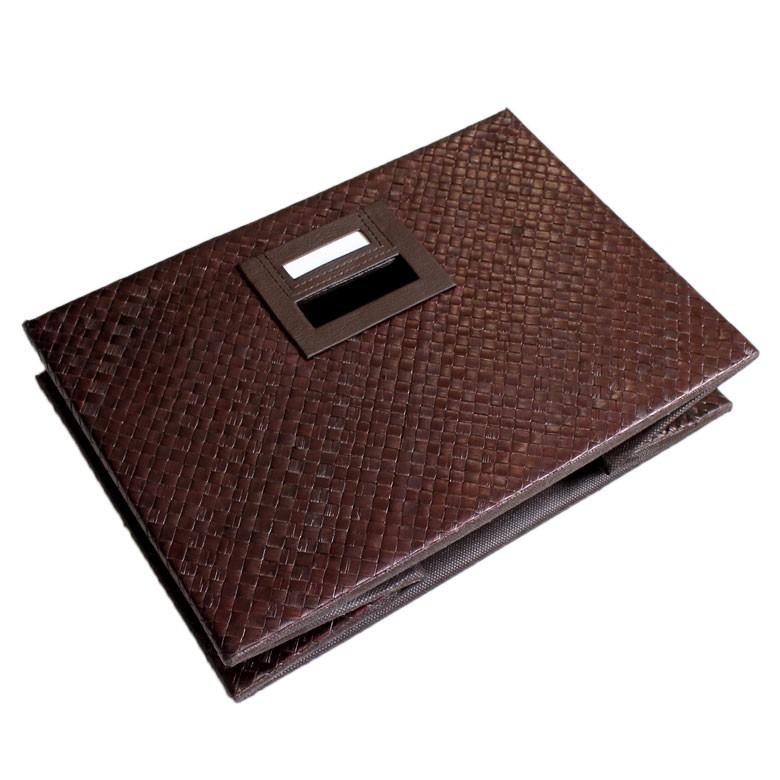 収納ボックス 収納 箱 収納ケース バスケット インナー ボックス Ｍサイズ 折り畳み カラーボックス パンダン 小物入れ 雑貨 モダン おしゃれ アジア工房 12430 | ブランド登録なし | 03