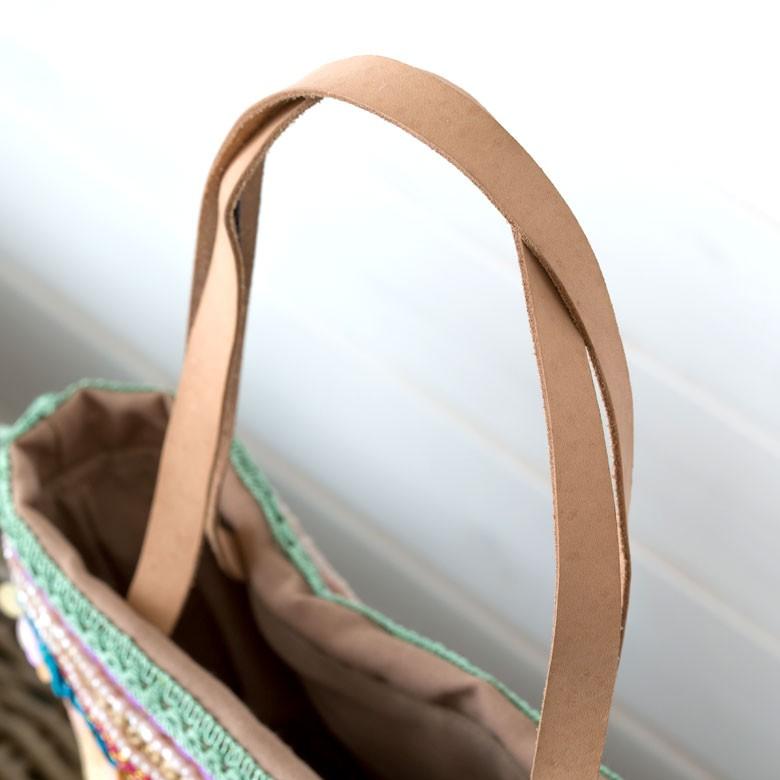 ラタンで編まれたかごバッグ 2色展開 アジア工房 1247 | ブランド登録なし | 04