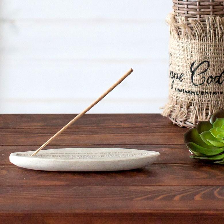 お香立て ストーン製 サーフボード型 西海岸 スティック ナチュラル インテリア 男前 アロマ ビーチハウス アジア工房 12480 | ブランド登録なし | 01