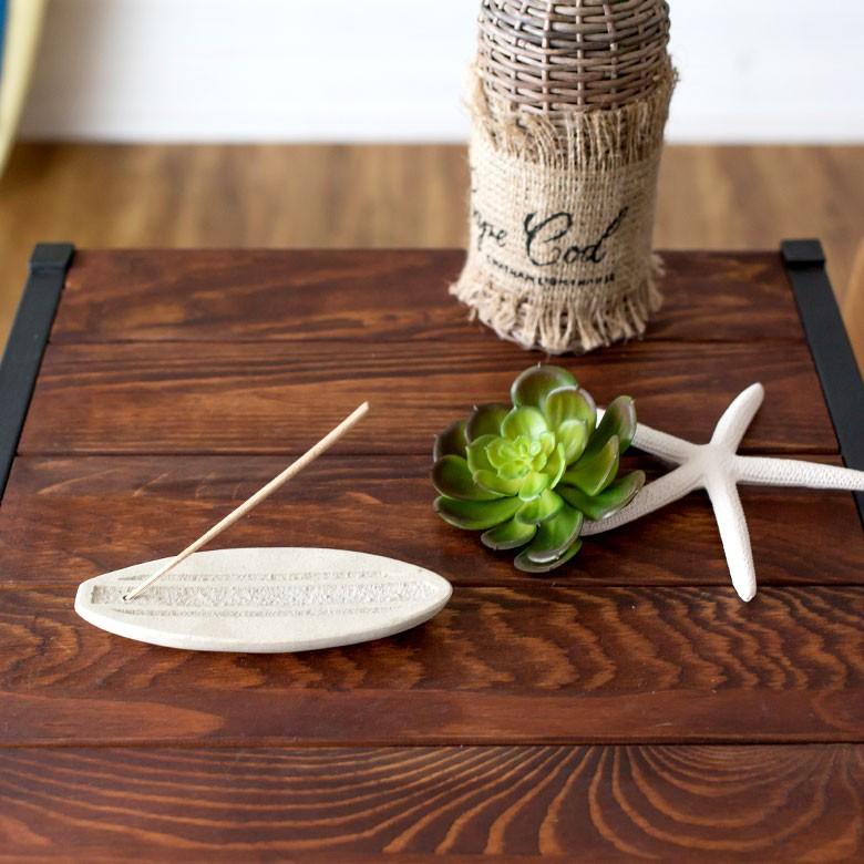 お香立て ストーン製 サーフボード型 西海岸 スティック ナチュラル インテリア 男前 アロマ ビーチハウス アジア工房 12480 | ブランド登録なし | 11