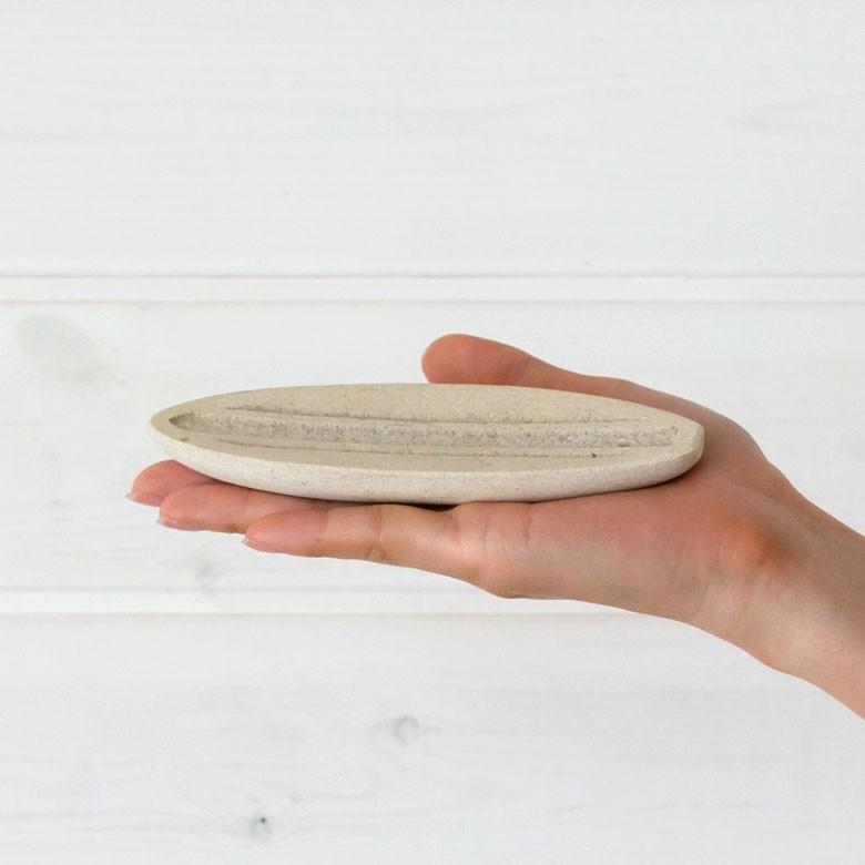 お香立て ストーン製 サーフボード型 西海岸 スティック ナチュラル インテリア 男前 アロマ ビーチハウス アジア工房 12480 | ブランド登録なし | 02