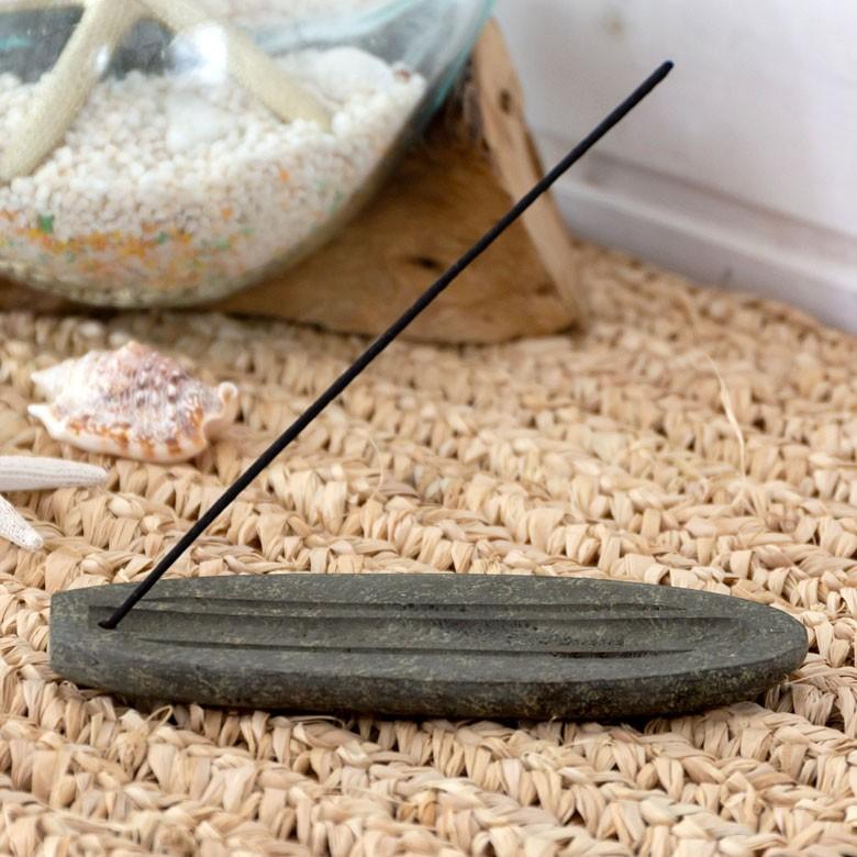 お香立て ストーン製 サーフボード型 西海岸 スティック ナチュラル インテリア 男前 アロマ ビーチハウス アジア工房 12481 | ブランド登録なし | 13