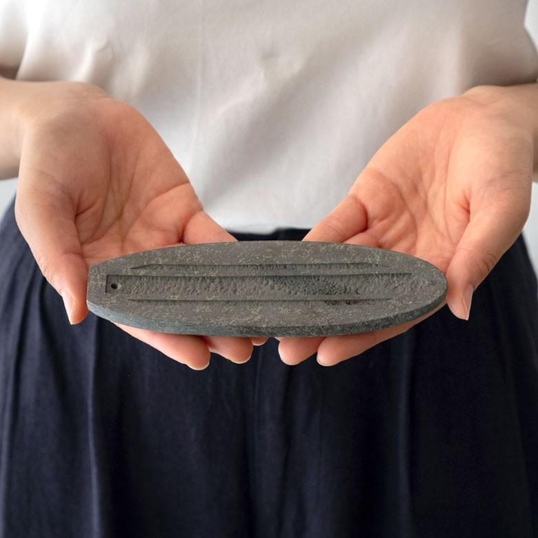 お香立て ストーン製 サーフボード型 西海岸 スティック ナチュラル インテリア 男前 アロマ ビーチハウス アジア工房 12481 | ブランド登録なし | 02