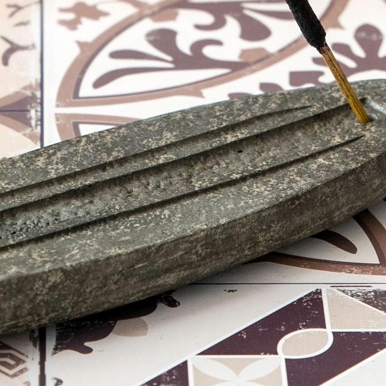 お香立て ストーン製 サーフボード型 西海岸 スティック ナチュラル インテリア 男前 アロマ ビーチハウス アジア工房 12481 | ブランド登録なし | 03