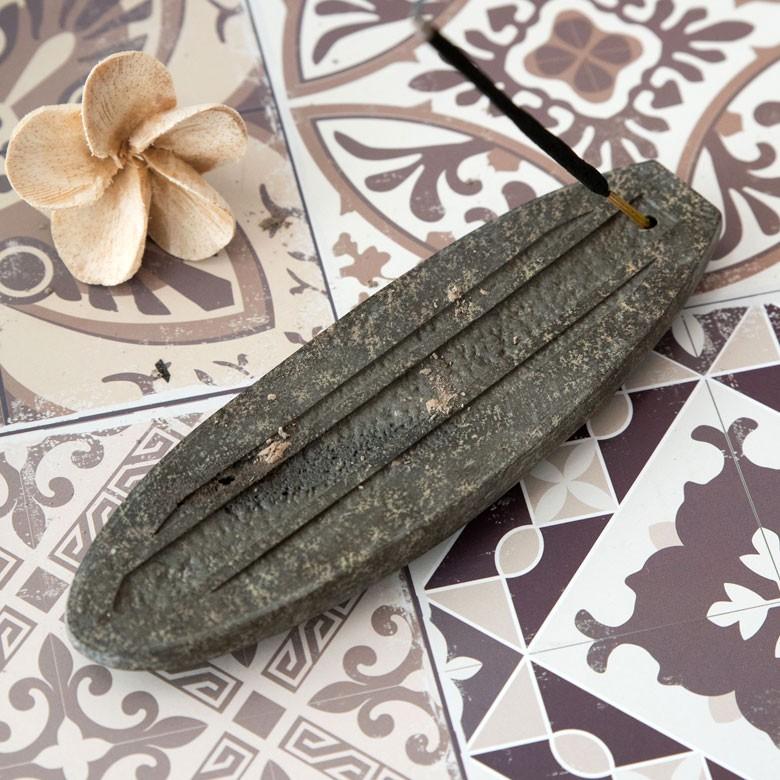 お香立て ストーン製 サーフボード型 西海岸 スティック ナチュラル インテリア 男前 アロマ ビーチハウス アジア工房 12481 | ブランド登録なし | 06