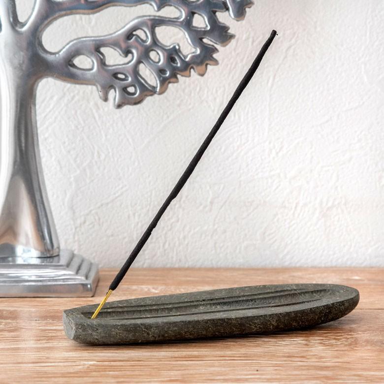 お香立て ストーン製 サーフボード型 西海岸 スティック ナチュラル インテリア 男前 アロマ ビーチハウス アジア工房 12481 | ブランド登録なし | 09