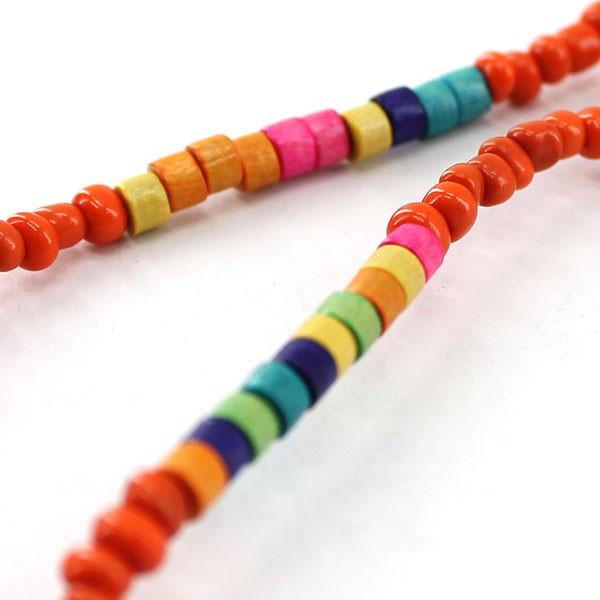 カラフルビーズのロングネックレス 2色展開 アジア工房 1258 | ブランド登録なし | 02