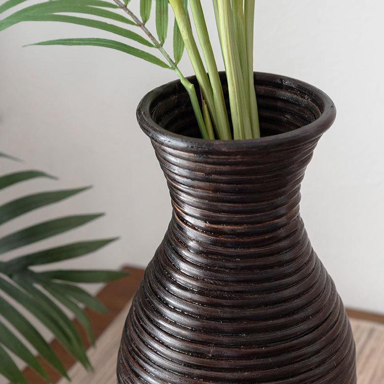 花器 壺 フラワーベース バスケット ラタン アジアン雑貨 花器 壺 フラワーベース バスケット ラタン アジアン雑貨