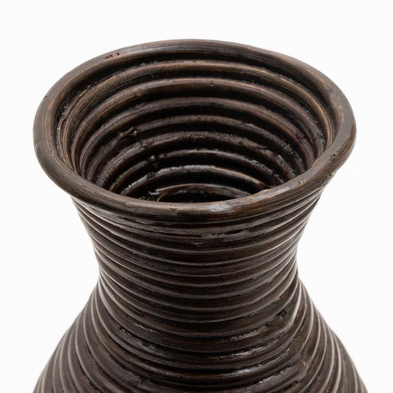 花器 壺 フラワーベース バスケット ラタン アジアン雑貨 おしゃれ リゾート 玄関 和風 リビング インテリア アジア工房 12670 | ブランド登録なし | 08