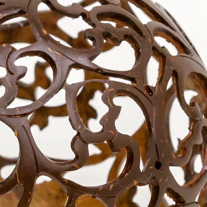 ココナッツボールランプ ガムランモチーフ アジア工房 12731 | ブランド登録なし | 04