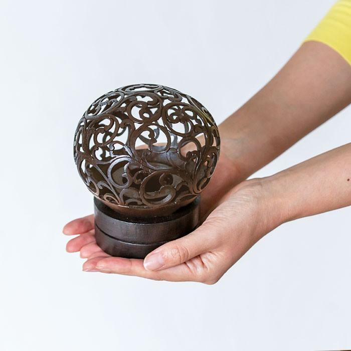 ココナッツボールランプ ガムランモチーフ アジア工房 12731 | ブランド登録なし | 05