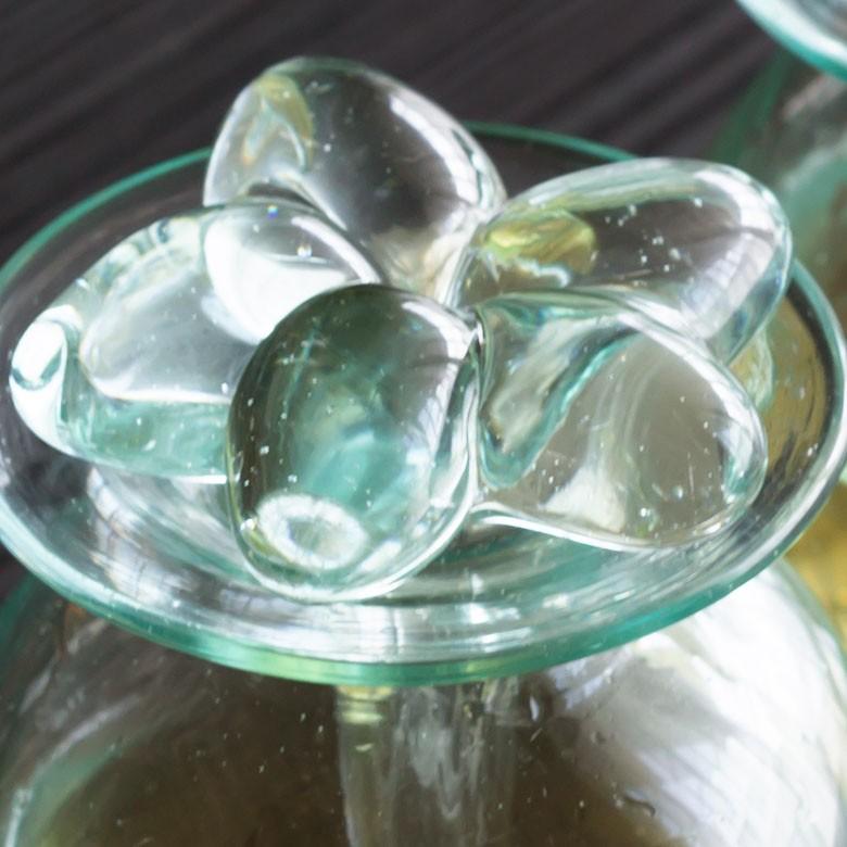 アロマボトル スパボトル ガラス プルメリア オイルボトル アメニティ おしゃれ リゾート 小物 ガラス容器 ガラス瓶 12750 | ブランド登録なし | 03