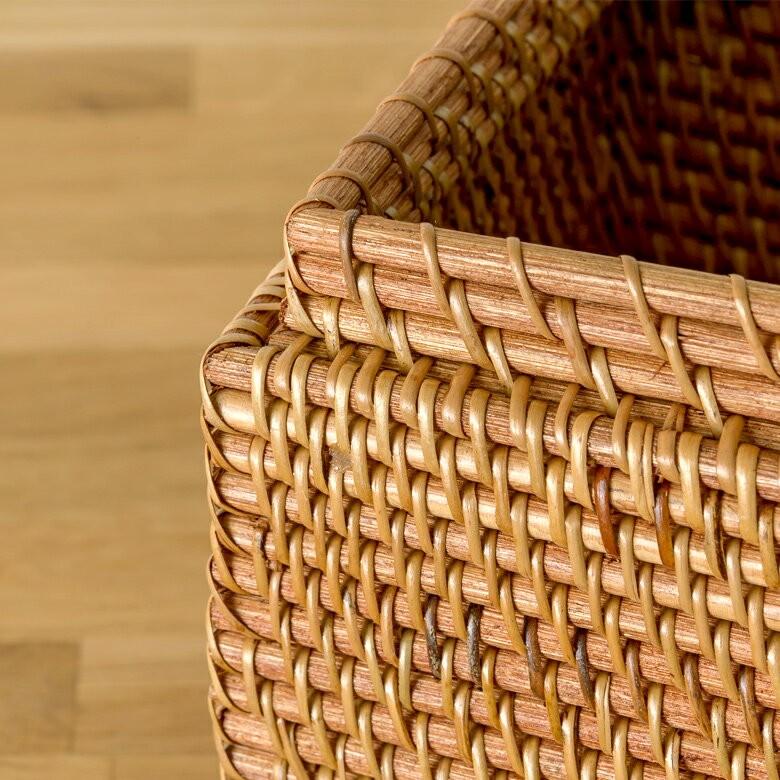 未使用 ジュエリーケース 籐 ラタン インテリア アンティーク