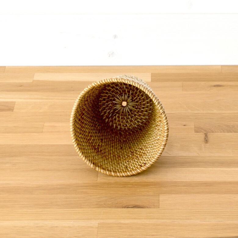 カトラリースタンド おしゃれ カトラリーケース 箸立て キッチン収納 ペン立て ペンスタンド ラタン 藤 ナチュラル 食器 ナイフ フォーク 箸 アジア工房 12842 | ELEMENTS（インテリア） | 03