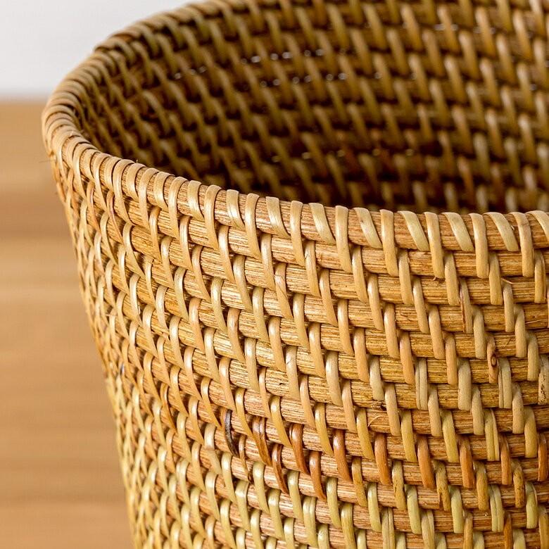 カトラリースタンド おしゃれ カトラリーケース 箸立て キッチン収納 ペン立て ペンスタンド ラタン 藤 ナチュラル 食器 ナイフ フォーク 箸 アジア工房 12842 | ELEMENTS（インテリア） | 04