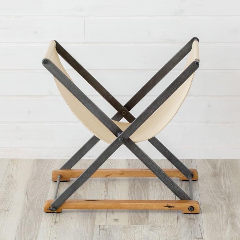 マガジンラック ラスティ ウッドとアイアンとレザー 木製 西海岸 男前 12930 | ブランド登録なし | 02